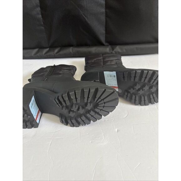 INC International Concepts Suludi Black Quilted Sole Booties Size 5M NEW - Picture 5 of 5